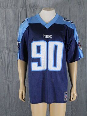Tennessee Titans Jersey (Retro) - Jevon Kearse 90 by Reebok - Men's Medium